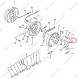 Lò xo hồi guốc phanh 3EB-30-11140