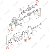 Bộ gioăng phớt bơm thủy lực 3EB-60-21010