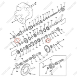 Vòng bi trục trung gian 06000-06306