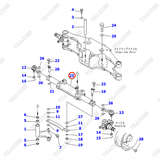 Xi lanh lái 3EB-64-41110; 3EB-64-41111