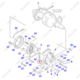 Guốc phanh trái 3EC-30-36510; 3EC-30-32122; 3EC-30-32121; 3EC-30-32120; 3EC-30-31120; 3EC-30-31121; 3EC-30-31510; 3EC-30-31511; 3EC-30-32510; 3EC-30-32511; 3EC-30-32512; 3EC-30-36520