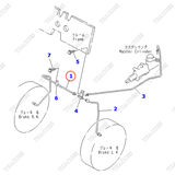 Ống dầu 3EC-38-31210; 3EC-38-31110, bánh phải