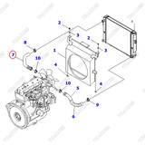 Ống nước trên 3EB-04-53230
