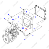 Ống nước dưới 3EB-04-53220