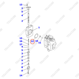 Vòng đệm oring 30A-61-11750