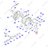 Lẫy khoá phải 3EC-30-11240