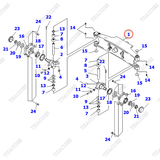 Cầu sau 3EB-24-53114UA; 3EB-24-53111UA; 3EB-24-53111YA; 3EB-24-53112UA; 3EB-24-53112YA