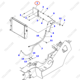 Két làm mát dầu số 3EB-04-35510
