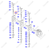 (5sv) Ngăn van công tác 30B-61-11250, 30B-61-11270 (tay 5)
