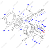 Chốt hãm guốc phanh 3ED-30-31231