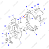 Tăng chỉnh phanh 3ED-31-41130
