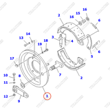Đế đĩa phanh 3ED-31-41110
