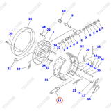 Bulong tăng phanh trái 3EC-30-21151 (SN: 43892-UP)