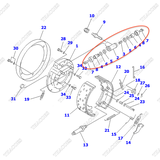 Xi lanh phanh bánh 3ED-30-41320