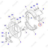 Khoá hãm phanh 3ED-31-41220