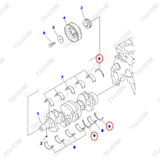 (Std) Căn dọc trục 6204-21-8500( 3 cái)