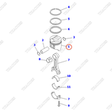 (+0,25) Piston 6205-39-2190