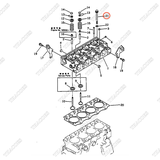 Bulong mặt máy 6204-13-1610 (17 cái)