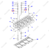 Phớt ghít xupap 6204-41-4541 (8 cái)