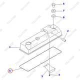 Gioăng nắp dàn cò 6204-11-8810