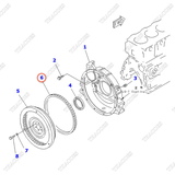 Vòng răng bánh đà 6204-31-4192, 6204-31-4190