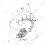 Ống dầu máy 3 6205-71-5130