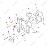 Phớt đầu trục cơ 6204-21-3510
