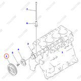 Bánh răng trục cam 6204-43-1120