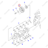 Puly trục cơ 6202-33-1450