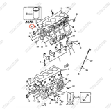 Bạc cam 6204-21-1410, 6206-21-1430 (1 cái)