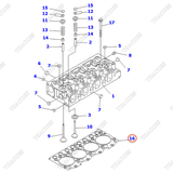 Gioăng mặt máy 6204-11-1840