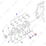 (Std) Bạc căn dọc trục 6204-21-8500
