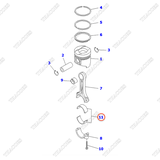 (+0,50) Bạc biên 6204-38-3400, 6207-38-3300