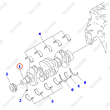 Trục cơ 6204-31-1201
