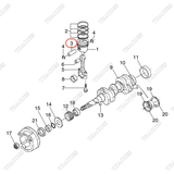 Ắc piston BN-14901-21310