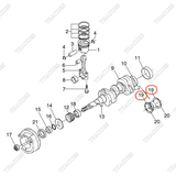 (Std) Bạc căn dọc trục BN-1A091-23530 (2 cái)