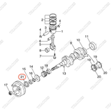 Phớt đầu trục cơ BN-19202-04140