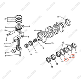 (Std) Căn dọc trục dưới BN-1C010-23540 (2c)