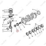 Bánh răng bơm nhớt đầu trục cơ BN-1C010-35630