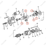 BN-1K012-63040 SHAFT ASY (Inc 3-7)