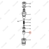 Đầu kim phun BN-1C010-53610