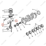 Bạc ắc piston BN-1C010-21980 (8c)