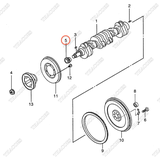Bánh răng trục cơ AG-32A23-00101 (Z=23)