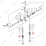 Lò xo xupap AG-30604-21402 (12 cái)