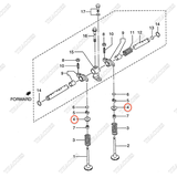 Vòng hãm xupap AG-30604-31601 (12 cái)