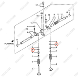 Móng hãm xupap AG-34404-02901 (12 cặp)