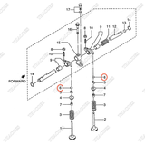 Nắp đệp đuôi xupap AG-31304-11700 (12 cái)