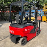 Xe nâng Nichiyu điện 1,5 tấn ngồi lái đời cao 2020