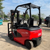 Xe nâng Nichiyu điện 1,5 tấn ngồi lái đời cao 2020