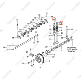 Móng hãm xupap N-13210-16A00 (16 cái)